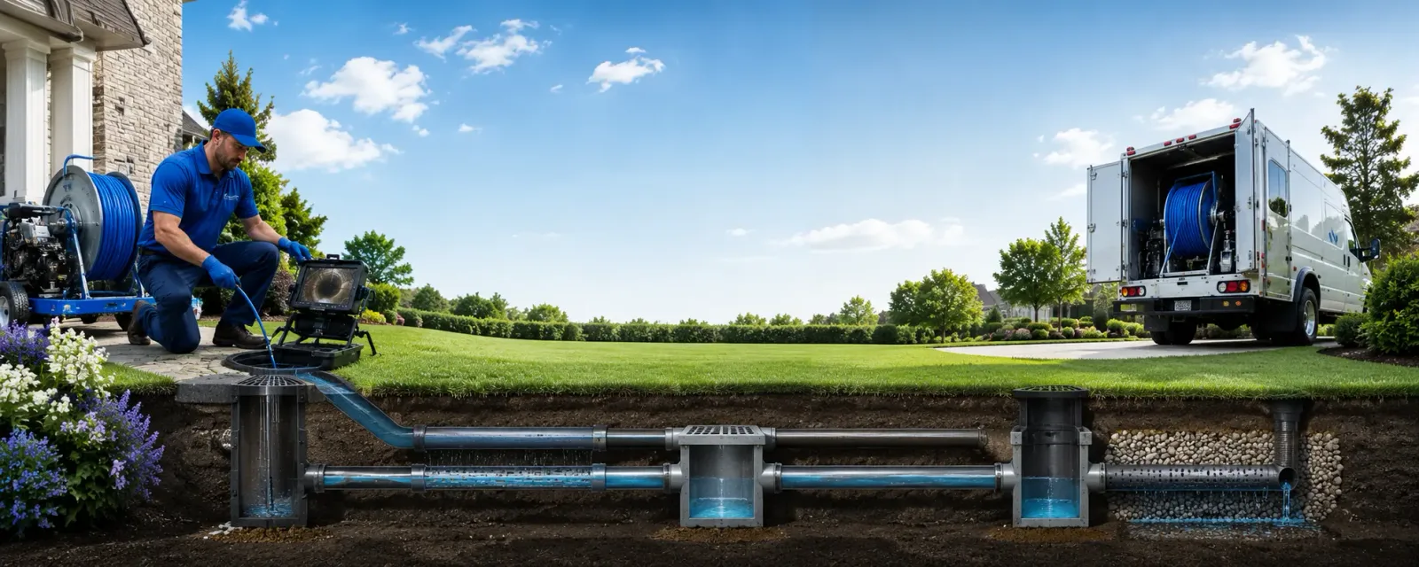 Outdoor drain cleaning information for Curwensville, PA